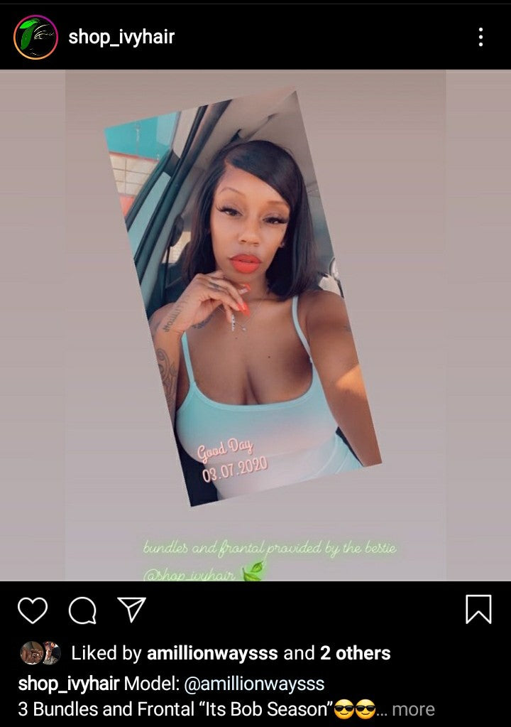 Straight Hair Wig 13x4 (Middle Part) - Ivy Hair